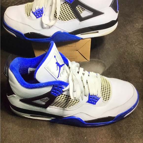 AIR JORDAN 4 RETRO MOTORSPORTD ( 308497-117) Sz 11.5 MENS SNEAKER (2016) - Picture 3 of 16
